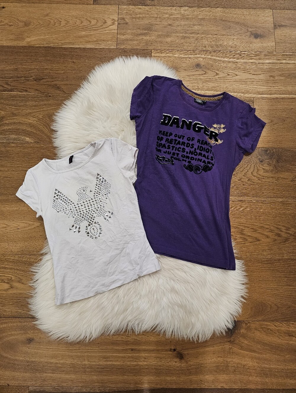 Vintage Embellished Graphic Tee Set
